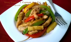 chicken quick capsicum stir fry fish crispy