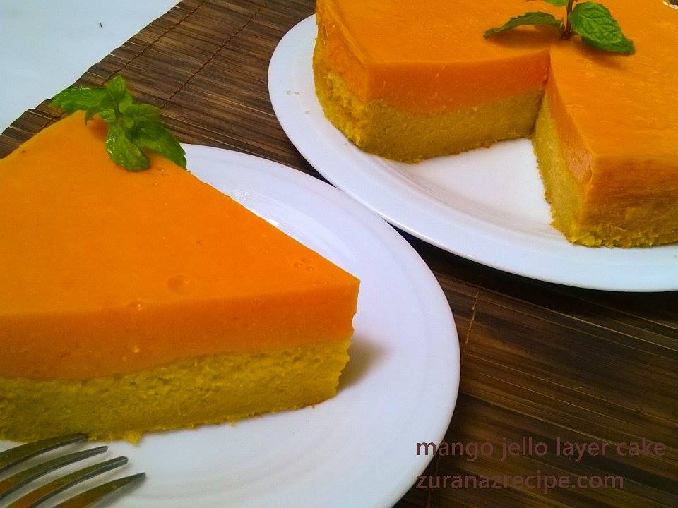 Mango-Jelly Layer Cake