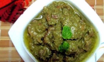 Green Mashla Beef Curry