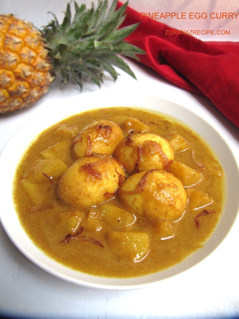 pineapple egg curry