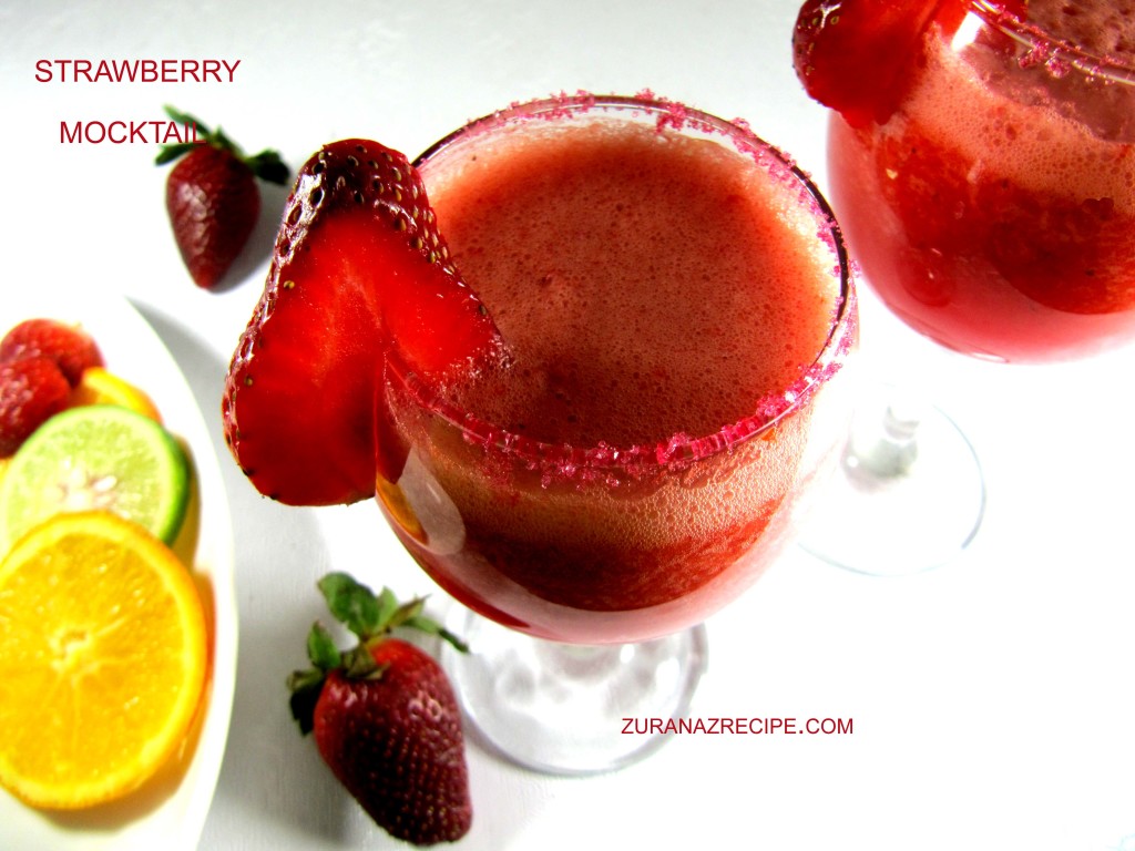 Cool Strawberry Mocktail