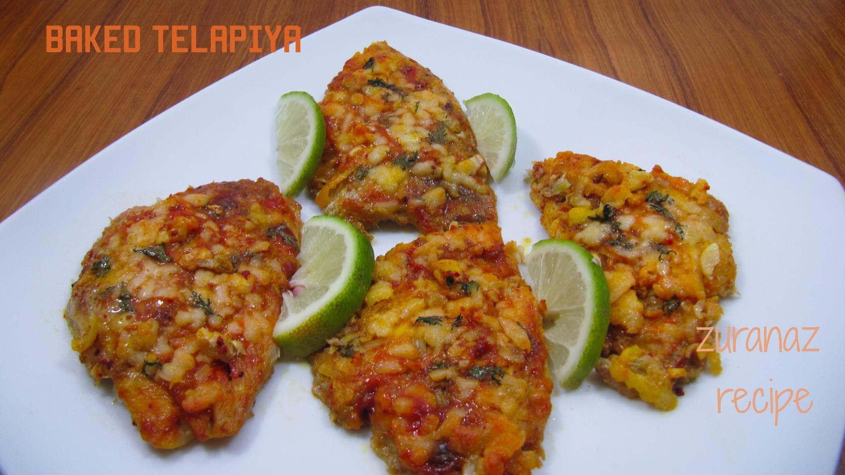 Baked Telapia Fillets